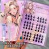 Cílios bonitos moda elfo cílios Big Devil cílios postiços natural grosso único cluster dividido Barbie enxerto dos desenhos animados