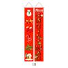 Pareados Nuevos de Navidad Transfronterizos Decoración de Fiesta Navideña Banderines Colgantes Banners Personalización de Fábrica Cortinas Navideñas para Puerta de Amazon