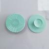 Almohadilla de silicona para lavar brochas de maquillaje al por mayor en stock con ventosa almohadilla redonda de silicona para lavar brochas almohadilla limpiadora de brochas de maquillaje