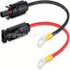 Conector Fotovoltaico Mc4 Plug de Armazenamento de Energia Fio Tipo 8.2O Terminal Prensado a Frio para Fio Conector Fotovoltaico Mc4