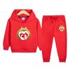 Terno para meninos primavera e outono 2024 outono novo moletom esportivo infantil conjunto de duas peças roupas bonitas de outono para meninos