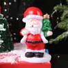 Luz Noturna de Natal Desenho Animado Tridimensional Papai Noel Ornamento de Luz Noturna para Casa Quarto Mesinha de Cabeceira Luz Noturna de Ambiente