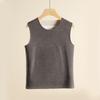 Colete Quente para Crianças De Rong Outono e Inverno Barriga Protetora Base Wear Colete Espesso Forrado de Lã para Meninos e Meninas
