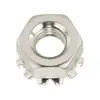 Tuerca de seguridad autoblocante antideslizante de acero al carbono tipo K grado 4.8, tapa de tornillo hexagonal exterior, engrosada m3m4m5m6m8m10