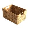 Cesta de Armazenamento Trançada de Cabacinha Estilo Pastoral, Cesta Portátil para Itens Domésticos, Armazenamento de Vegetais, Brinquedos, Cosméticos