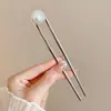 Exquisita y Lujosa Horquilla de Aleación en Forma de U para Fijar y Peinar el Cabello, Horquilla de Perlas y Pedrería para Mujeres
