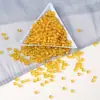Vidrio Imitación Jade Cuentas de Arroz Fantasía AB Imitación Checa Crema Cuentas Sueltas Joyería Hecha a Mano DIY Pulsera Accesorios para Enhebrar Venta al por Mayor