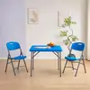Mesa Plegable para Exteriores al por Mayor del Fabricante Impermeable y a Prueba de Humedad Mesa Portátil para Picnic Mesa para Camping y Hogar Sin Instalación Ecológica Pe