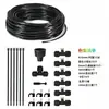 Kit de riego automático de flores de 6 mm más vendido transfronterizo con boquilla universal ajustable para pulverización, nebulización y riego con conexión rápida