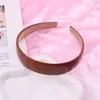 Tiara de Couro Colorida 2,5cm para Mulheres Estilo Dopamina Acessório de Cabeça Versátil Moda Acessórios de Cabelo Estilo Coreano Modelo Mais Vendido Transfronteiriço