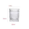 Envío gratis para dropshipping, vaso de vidrio con diseño de girasol de moda, vaso de vidrio en relieve de alta gama y único, perfecto para niñas, uso en el hogar en verano