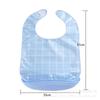 Impermeable para ancianos Impermeable para ancianos Comida Antifouling Pantufla Babero Babero para adultos Bolsillo para alimentos Cuidado en residencia de ancianos