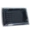 Jieyou JY-1105 negro venta al por mayor de fábrica caja de embalaje de plástico para sushi japonés material PS tapa transparente plástico