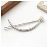Horquilla con hebilla de rana Smile Pearl para mujer, horquilla para el pelo, recogido en la parte posterior, tocado, coleta baja, hebilla para el pelo, accesorios para el cabello