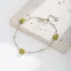 Pulseira NALA de Flores e Pérolas para Mulheres, Design de Nicho de Luxo Leve, Sensação de Alta Qualidade, Pulseira Exquisita e Versátil