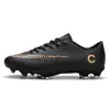 Zapatos de Fútbol Transfronterizos de Caña Baja para Interior y Exterior Zapatos de Fútbol para Hombre de Tacos Largos y Cortos FTSG Suela de Entrenamiento de Uñas Rotas Zapatos de Fútbol