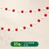 Decoraciones de Año Nuevo y Navidad, Guirnaldas de Pompones, Guirnaldas de Bolas de Felpa, Decoraciones Colgantes para Fiestas, Decoraciones de Fondo para Arreglos de Cumpleaños Infantiles