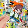 100 Peças de Adesivos de Vôlei para Jovens, Personagens Criativos de Desenho Animado Fofos Como Shoyo, Eijiro e Kenma, Adesivos Decorativos Periféricos de Anime
