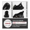 Sapatos de plataforma pretos universais femininos 2025 novos mocassins elevados de primavera estilo britânico sapatos JK com saia