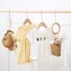Tienda de Ropa Gancho Decorativo para Colgar Ropa Gancho Largo Gancho de Madera Maciza Palo de Madera Redondo Gancho de Madera Anillo de Madera Gancho para Bufanda