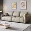 Sofá de tela para sala de estar, nuevo modelo 2026, adecuado para apartamentos pequeños y propiedades de alquiler, de dos o tres plazas, sofá recto de pie, moderno y simple