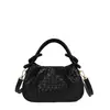 Bolso Retro de Gran Capacidad para Debajo del Brazo para Mujer 2025 Nueva Moda Bolso de Mano Tejido Bolso de Hombro Bolso Tote de Nicho de Alta Gama