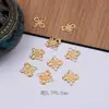 Horquilla de palacio de flor antigua hecha a mano para peinar paso a paso, accesorio para el cabello, material, aleación, colgante, conector, pieza de conexión porosa