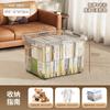 Caixa de Armazenamento Transparente com Grande Capacidade, Extra Grande para Uso Doméstico, Espessada para Roupas, Colchas e Organização de Armazenamento de Tamanho Grande