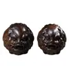 Sakyamuni Ajedrez Madera de Águila Tallada Pixiu Bola de Salud Bola de Fitness Pieza con Mango Juguete Portátil para Hombre Pieza