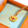 Color duradero no se decolora Arena de Vietnam cuentas de oro rojo azul ardiente cuentas de barril azul accesorios DIY cuerda de hilo para pulsera accesorios espaciadores