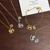 Collar de Artesanía de Precisión CNC con el Mismo Estilo que en las Joyerías, Cadena para Clavícula Nueva Tendencia Estilo Chino, Pulsera de Caballo Mecedora