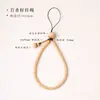 Cordão de Celular Pequeno Kong Dourado Retrô Semente de Maracujá Gradiente Bodhi Lembrete Leão Cordão Novo Estilo Chinês Saco da Sorte Corda Curta para Pulso