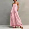 Vestido camisola de corte holgado, estilo vacacional, color liso para mujer, nueva colección de otoño, elegante vestido largo