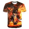 Comercio electrónico transfronterizo Comercio exterior Animación One Piece Hunter Solon Lufei Camiseta de manga corta impresa en 3D Rey del Mar Manga corta