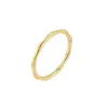 Anillo Sencillo de Acero de Titanio Liso con Nudo de Bambú para Mujer, Diseño de Moda y Único, No se Desvanece, Simbolizando el Progreso Continuo