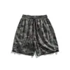 Shorts de Trabajo Camuflados de Secado Rápido Estilo Japonés Moderno para Hombre, Shorts Casuales Deportivos para Exteriores de Corte Holgado de Cinco Puntos