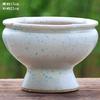Vaso de Flor Carnudo Pequeno Defeito Panela Quente Panela Cogumelo Cerâmica Diâmetro Grande Simples Planta Verde Ébano Antigo Pilha Vaso de Cerâmica de Penhasco