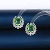 Tina 2022 Nuevos Pendientes en Forma de Flor Pendientes para Mujer Moda de Lujo Ligero Versátil Circonita Micro-incrustada Elegante Elegante Elegante