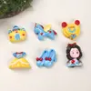 Acessórios de resina DIY de desenho animado princesa de contos de fadas cola cremosa presilhas de cabelo capa de celular pingentes para sapatos chaveiros pingentes