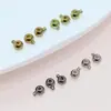 Hebilla de Posicionamiento para Olla a Presión Hecha a Mano DIY Perla de Posicionamiento Broches de Bobina Cabeza de Hebilla Galvanizada Accesorios para Joyería Pulsera Collar