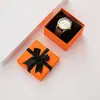 Venta al por mayor de fábrica de cajas de embalaje para joyería de estilo pequeño y fresco, cajas para pulseras, cajas de regalo con moño y cajas de regalo con tapa y base