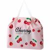 Bolsa para llevar fruta, entrega de comida gourmet, bolsa de embalaje con cordón, comercial, para compras, regalo, plástico, bolsa para ropa Shi Hua
