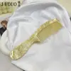 Peine recto retro de ácido acético japonés y coreano Soy un peine antiestático para el hogar accesorios para el cabello peine peine de maquillaje de alta gama