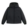 Invierno Nuevo Estilo Casual al Aire Libre Chaqueta de Algodón con Capucha para Mujer Gruesa Cálida Holgada Moda Nueva Ropa de Algodón Lirio de Nieve