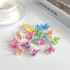 Pequeño Clip de Agarre de Tamaño Pequeño Color Caramelo Fresco Clip Rectangular Esmerilado de Tiburón Flequillo Horquilla para Cabello Desordenado Mini Horquilla Tocado de Mujer