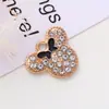 Accesorios de Minnie con Esmalte y Pedrería en Forma de Gato Nuevos Transfronterizos Colgante de Collar DIY Accesorios para Pulsera Venta al por Mayor