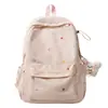 Mochila Escolar Versátil Estilo Coreano para Estudiantes de Secundaria y Preparatoria Femeninas, Fresca y Linda, Gran Capacidad, Linda Mochila de Doble Hombro para Viajes para Estudiantes Universitarios