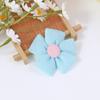 Accesorios de Flores de Cinco Pétalos a Cuadros de Venta Caliente del Fabricante Accesorios para Ropa Flor Hecha a Mano Rellena de Algodón Accesorios de Flores DIY Tela