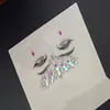 Pegatinas Faciales de Pedrería Acrílica, Estilo Europeo y Americano, Papel de Tatuaje para Adultos y Niños, Pedrería de Resina para Ojos y Frente de Escenario de Princesa Fugitiva