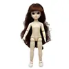 6 centavos bebé 30cm muñeca BJD linda Lori 20 articulaciones muñeca desnuda 3D ojos reales niña maquillaje juguete